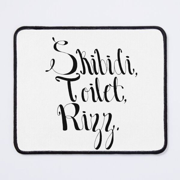 Item preview, Skibidi, Toilet, Rizz designed and sold by DanColes.