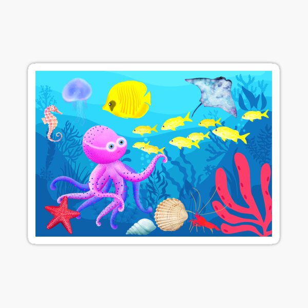 Artikel-Vorschau von Olli in der Unterwasserwelt, designt und verkauft von SigridBeer.