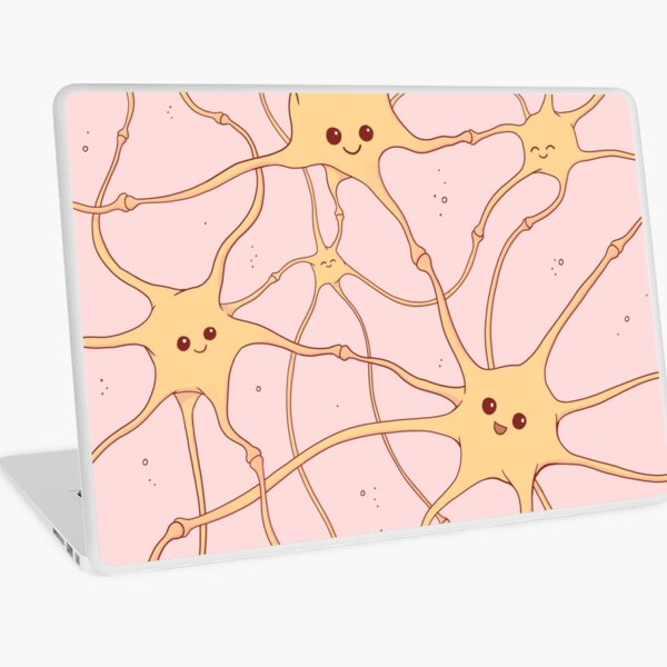 Cute Neurons Pastel Edition Laptop Skin