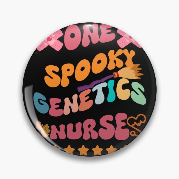 Item preview, Genetics Nurse - One Spooky Genetics Nurse - Funny Halloween for Genetics Nurse designed and sold by TheInkyOwl-TIO.