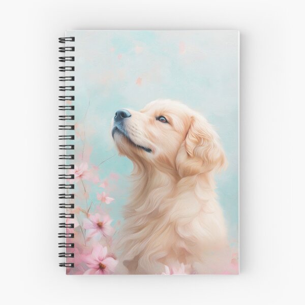 Item preview, Golden Retriever Among Soft Flower Blossoms designed and sold by AshiraCreations.
