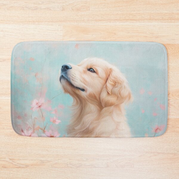 Item preview, Golden Retriever Among Soft Flower Blossoms designed and sold by AshiraCreations.