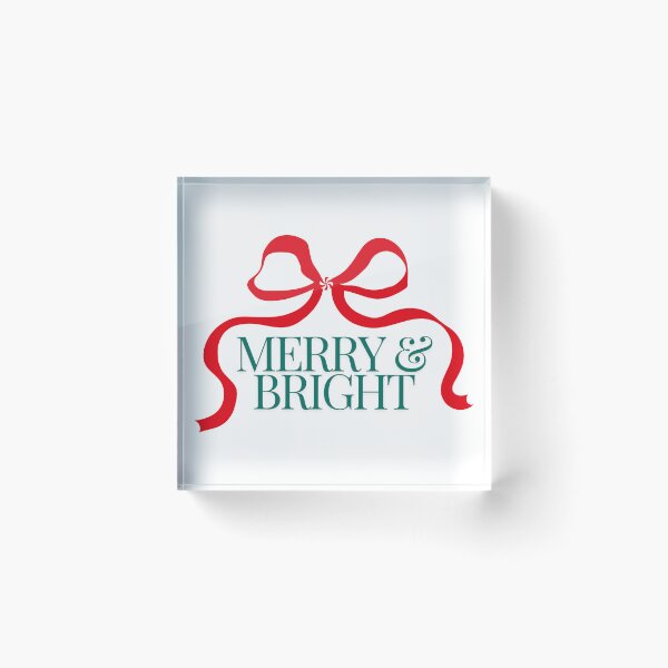 Item preview, Merry & Bright designed and sold by hat247.