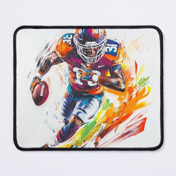 Item preview, American Footballer vibrant colours abstract Active Outdoors Inspired Art designed and sold by CDC40.