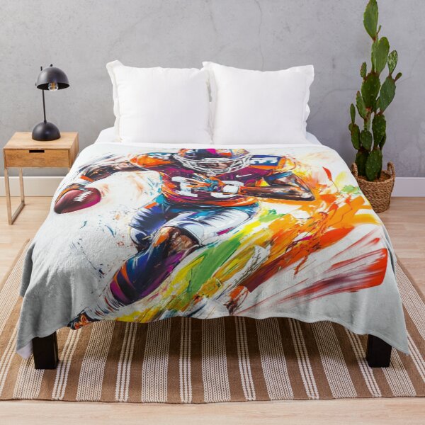Item preview, American Footballer vibrant colours abstract Active Outdoors Inspired Art designed and sold by CDC40.