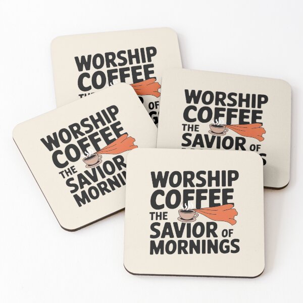 Item preview, Worship Coffee: The Savior of Mornings designed and sold by Situstshirts.