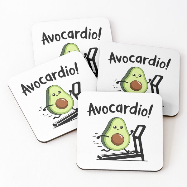 Item preview, Avocardio! Cute Cardio Avocado Pun designed and sold by PMCreative.