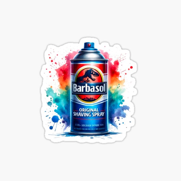 Item preview, Final Shave I Jurassic Barbasol Fan Art designed and sold by PedroStyle.