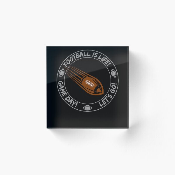 Item preview, Football Is Life Football Lover Flying Football Game Day Let's Go!  designed and sold by SophTees.