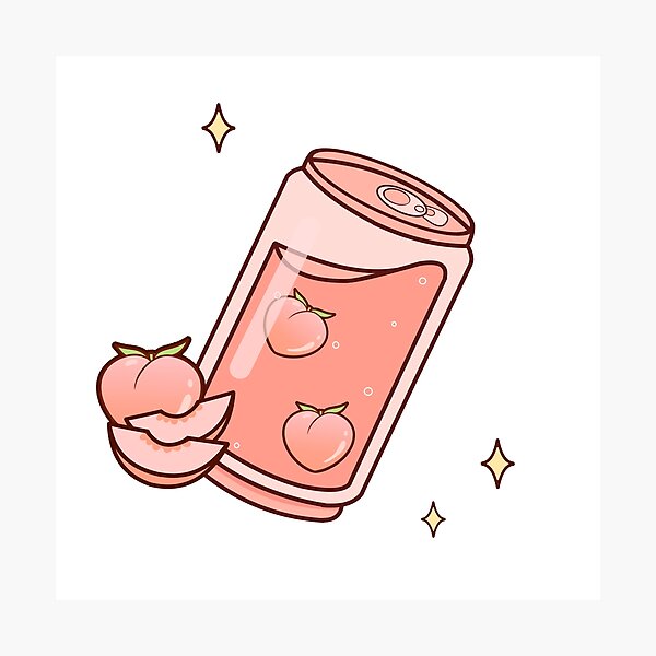 Item preview, Peach drink designed and sold by Magicalcomfy.