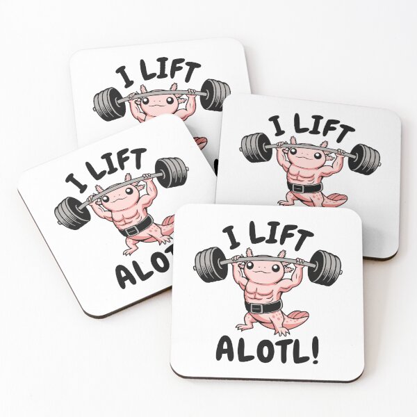 Item preview, I Lift Alotl! Funny Axolotl Gym pun designed and sold by PMCreative.
