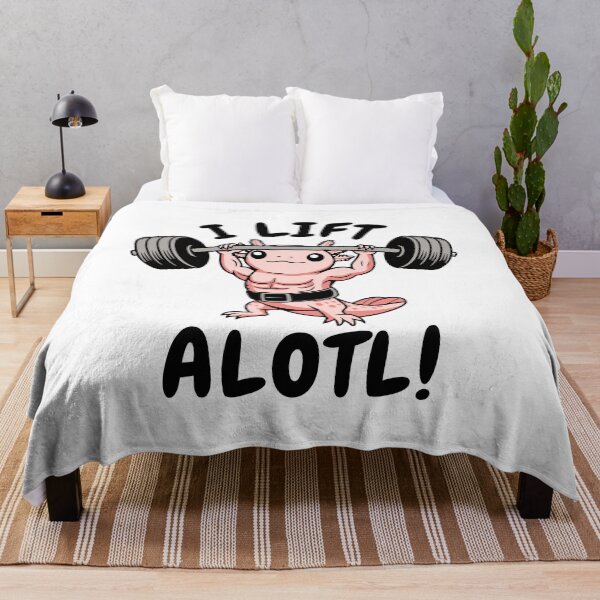 Item preview, I Lift Alotl! Funny Axolotl Gym pun designed and sold by PMCreative.