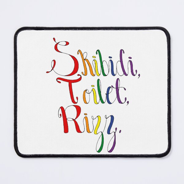 Item preview, Skibidi, Toilet, Rizz pride designed and sold by DanColes.