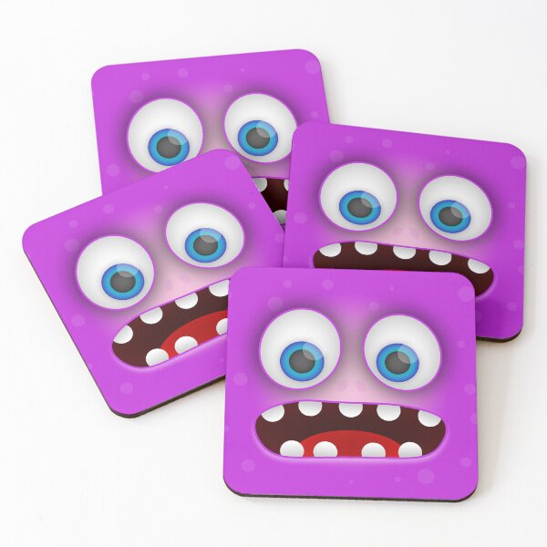 Item preview, Cute Monster Face designed and sold by Moonlit Paws.