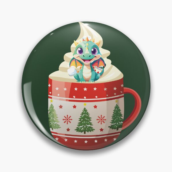 Item preview, Christmas Dragon Hot Chocolate designed and sold by FableAndThread.