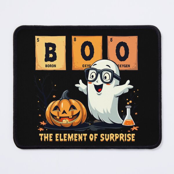 Item preview, Chemistry Boo The Element Of Surprise Cute Chemist Halloween designed and sold by ArtFromBeyond.