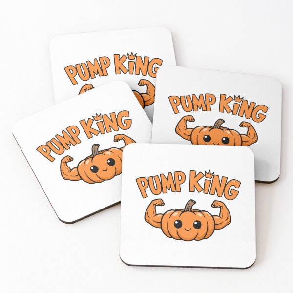 Item preview, Pump King! Cute Pumpkin Gym Pun designed and sold by PMCreative.