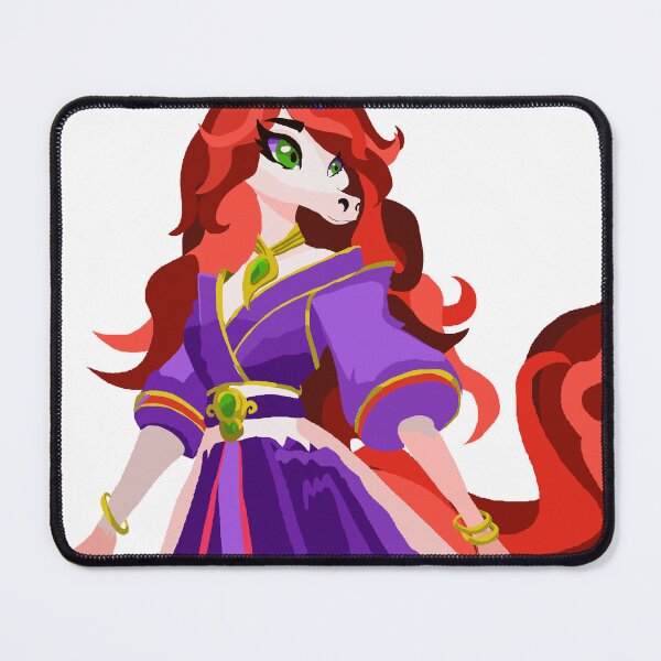 Item preview, Red & Purple Unicorn Woman designed and sold by KlakkDrawsStuff.