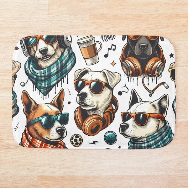 Item preview, Perros geniales con vibraciones hipster designed and sold by JavisSRDesign.