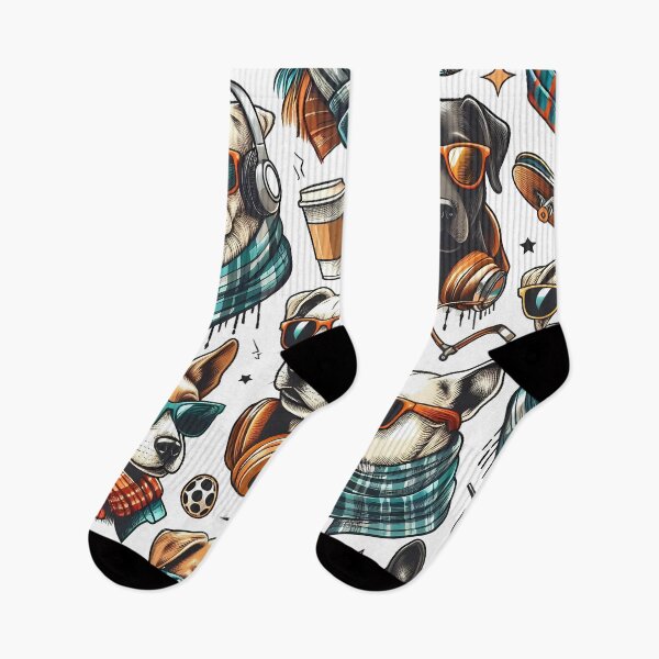 Item preview, Cool Dogs Hipster Vibes designed and sold by JavisSRDesign.