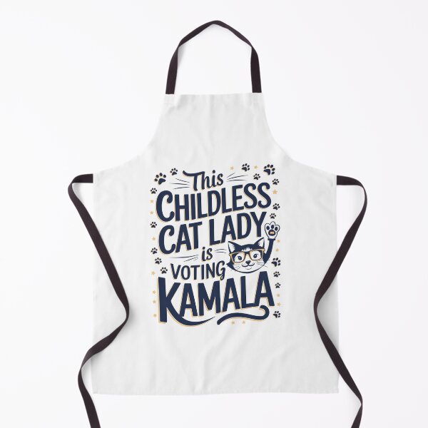 Item preview, This Childless Cat Lady is Voting Kamala: Funny Politcal Design designed and sold by Davideus.
