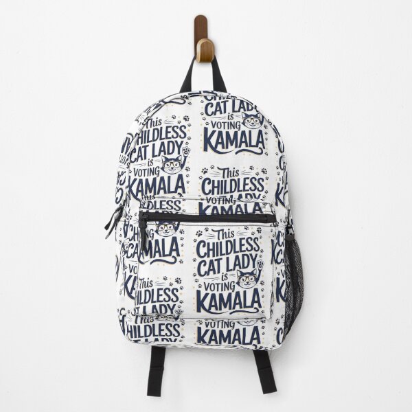 Item preview, This Childless Cat Lady is Voting Kamala: Funny Politcal Design designed and sold by Davideus.