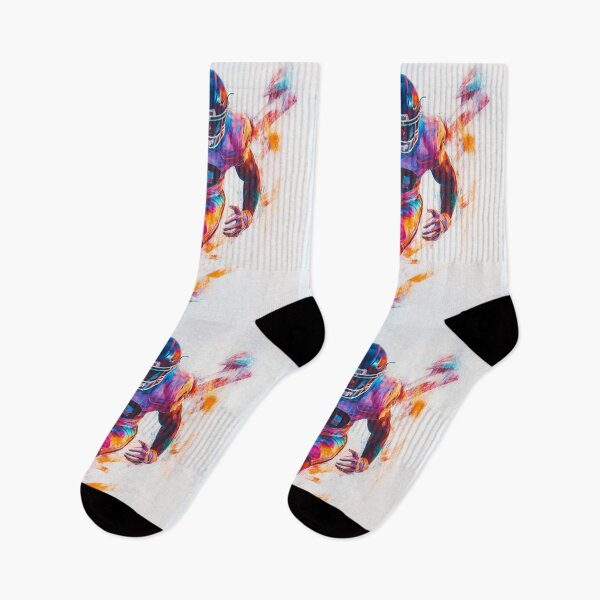 Item preview, American Footballer vibrant colours abstract Active Outdoors Inspired Art designed and sold by CDC40.