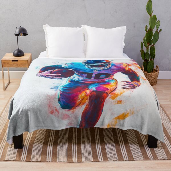 Item preview, American Footballer vibrant colours abstract Active Outdoors Inspired Art designed and sold by CDC40.