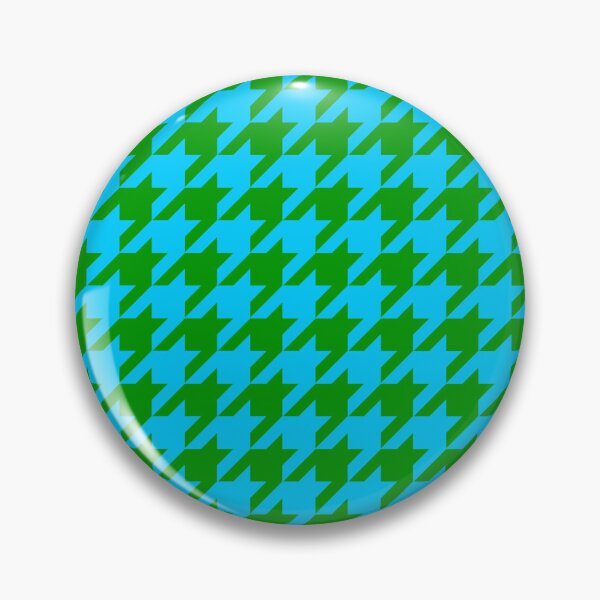 Item preview, Blue Green Houndstooth Pattern Design designed and sold by PatternTitan.
