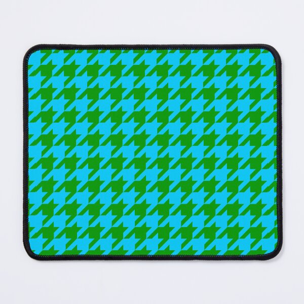 Item preview, Blue Green Houndstooth Pattern Design designed and sold by PatternTitan.