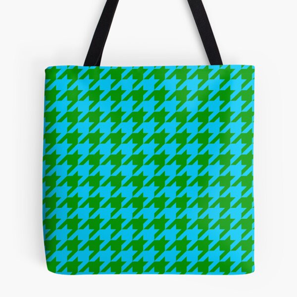 Item preview, Blue Green Houndstooth Pattern Design designed and sold by PatternTitan.