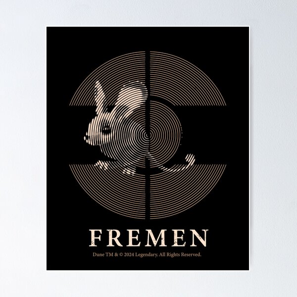 Item preview, Dune Desert Mouse Muad'Dib and Fremen Symbol designed and sold by memendesign.