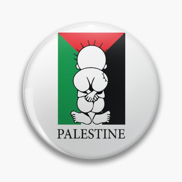 Item preview, Palestine Flag Handala  designed and sold by TulipaGraphics.