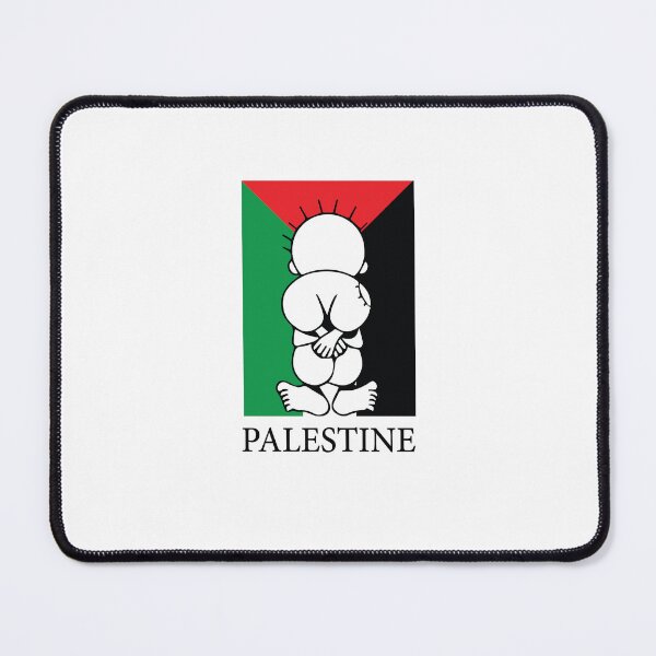 Item preview, Palestine Flag Handala  designed and sold by TulipaGraphics.