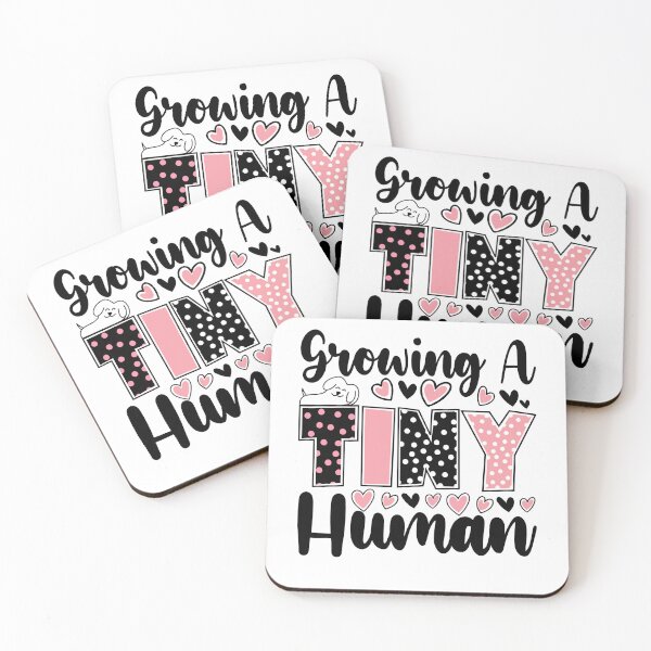 Item preview, Growing A Tiny Human Pregnancy Announcement designed and sold by Stick-Artistry.