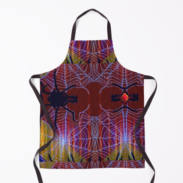 Item preview, ABSTRACT PAINTING TRIBAL GEOMETRIC FUNNY INTRIGUING SPIDER WEB HALLOWEEN designed and sold by Ralek.