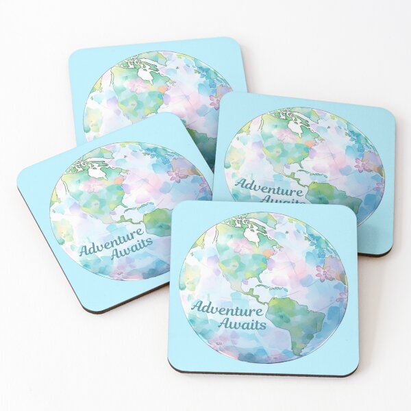 Item preview, Watercolor Adventure Awaits Globe designed and sold by OPSakura.