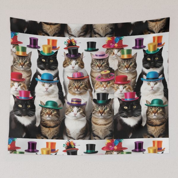 Item preview, Dress up your cats in matching outfits, especially with colourful hats! designed and sold by Josejuju.