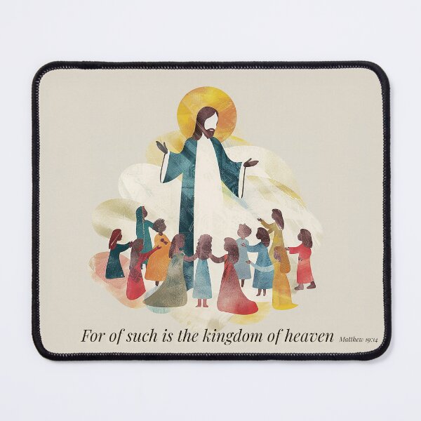 Item preview, Christian Art - Jesus blesses the children  designed and sold by MagicByAmos.
