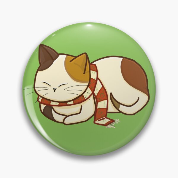 Item preview, Gato calicó con bufanda designed and sold by KitKattyDesigns.