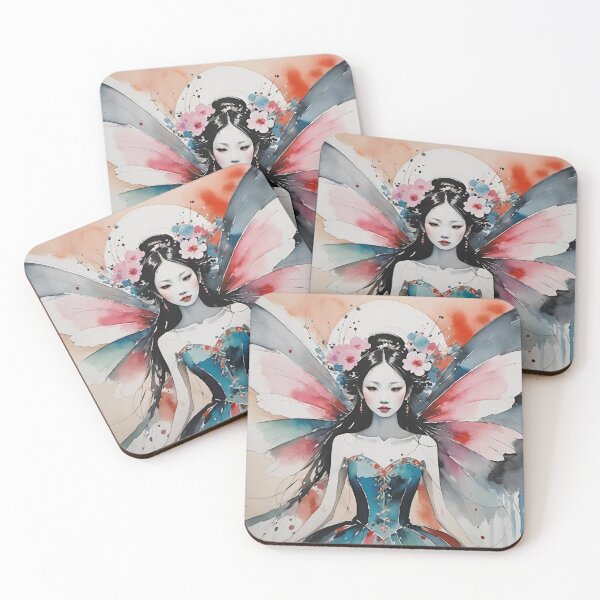 Item preview, Asian Ink Fairy designed and sold by BubbleGalaxy.