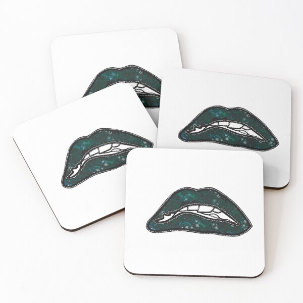Item preview, Emerald Gleam Glittering Lips of Envy designed and sold by chuckletuckle.