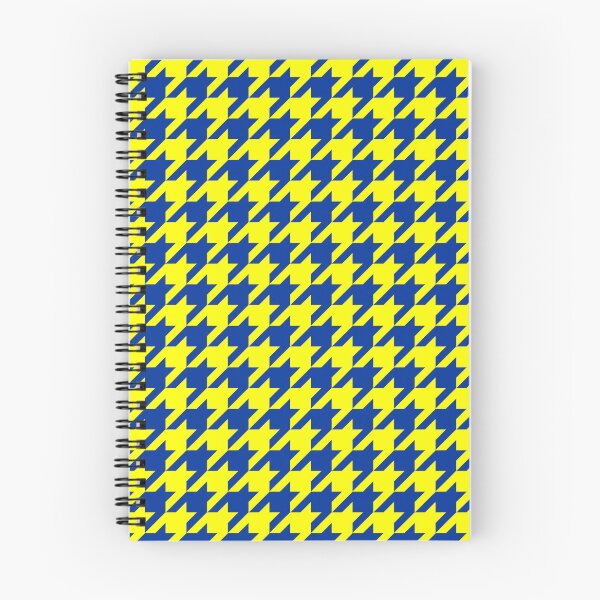 Item preview, Yellow Blue Houndstooth Pattern Design designed and sold by PatternTitan.