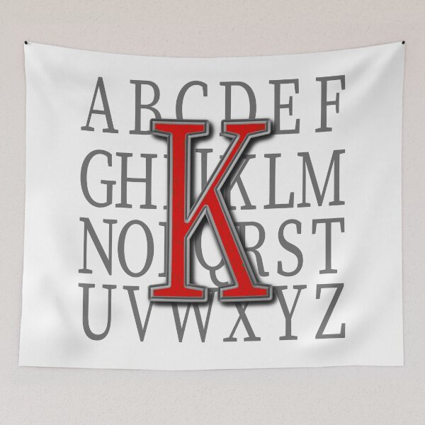 Item preview, Monogram K Design: stony designed and sold by leobrix.