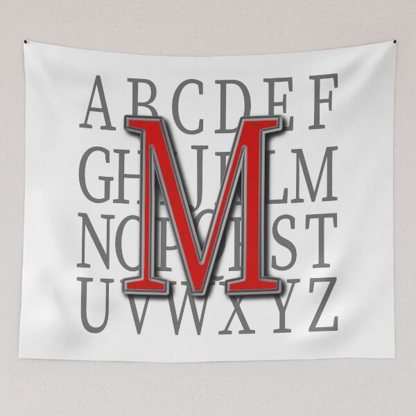 Item preview, Monogram M Design: stony designed and sold by leobrix.