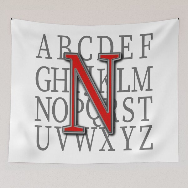 Item preview, Monogram N Design: stony designed and sold by leobrix.
