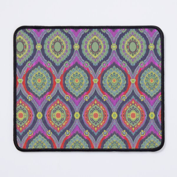 Item preview, Copy of Almond shape pastel ikat handmade design purple designed and sold by Alessandro Remo Mazzoni Remotextiles.