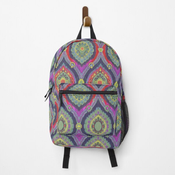 Item preview, Copy of Almond shape pastel ikat handmade design purple designed and sold by Alessandro Remo Mazzoni Remotextiles.