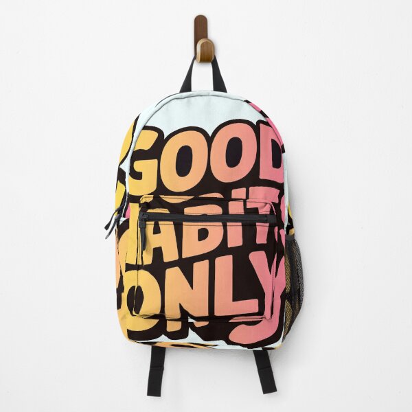 Item preview, Good Habits Only - Positive Quote, Inspirational Message, Motivational Saying designed and sold by RainCitySticker.
