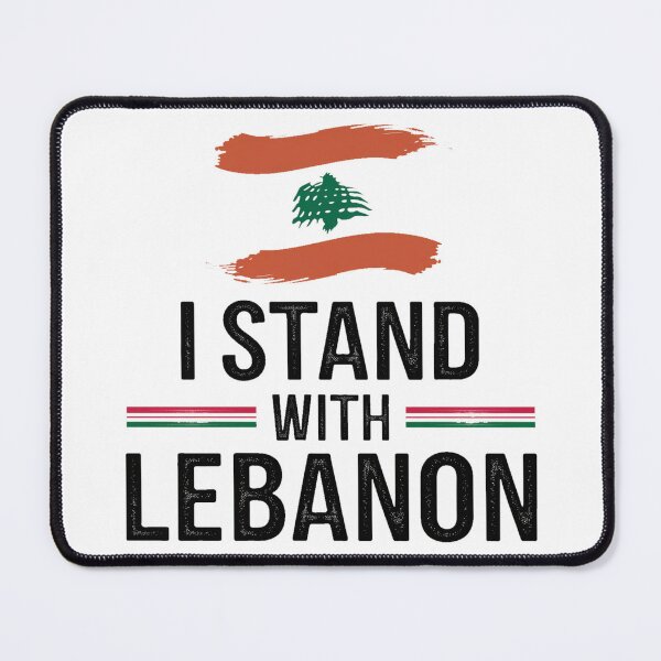 Item preview, flag lebanon free ,I stand with Lebanon 2 designed and sold by VibeTwist.